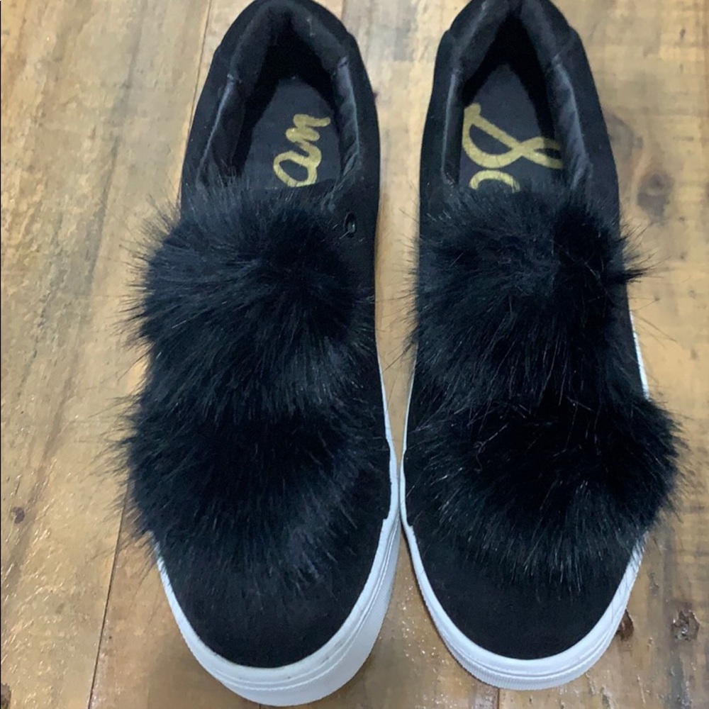 Sam Edelman fur Pom Pom sneakers